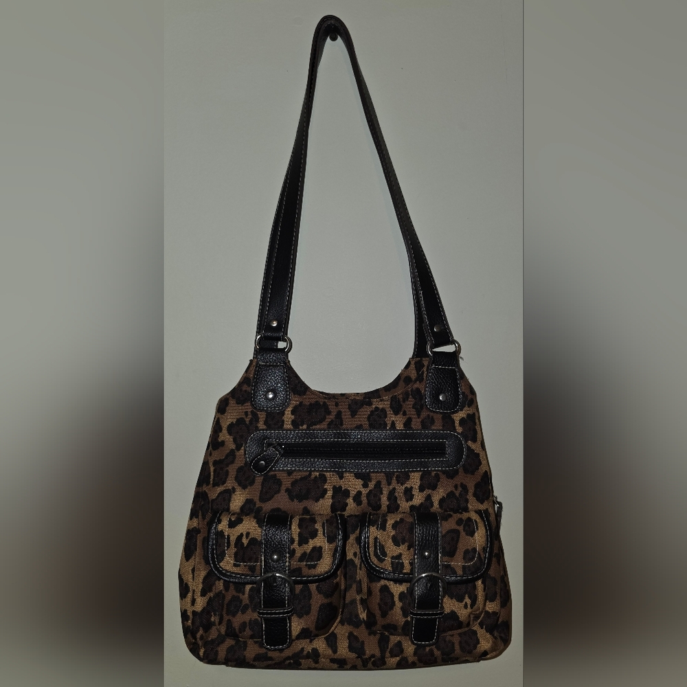 Leopard Print Shoulder Bag